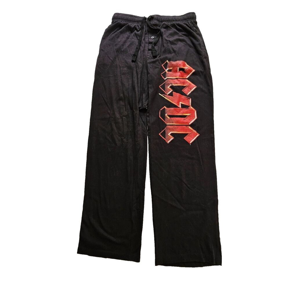 AC/DC Pajama Sleep Lounge Pants Youth XS 27x27